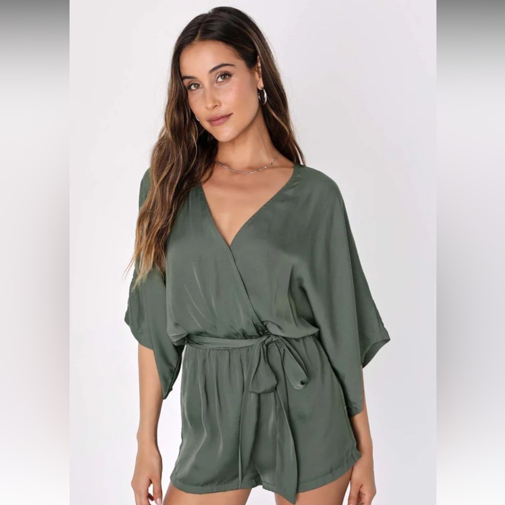 Lulus silk romper